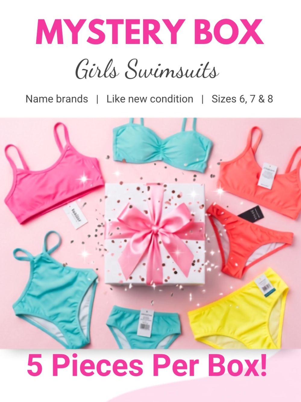Girls Swimsuits Mystery Box